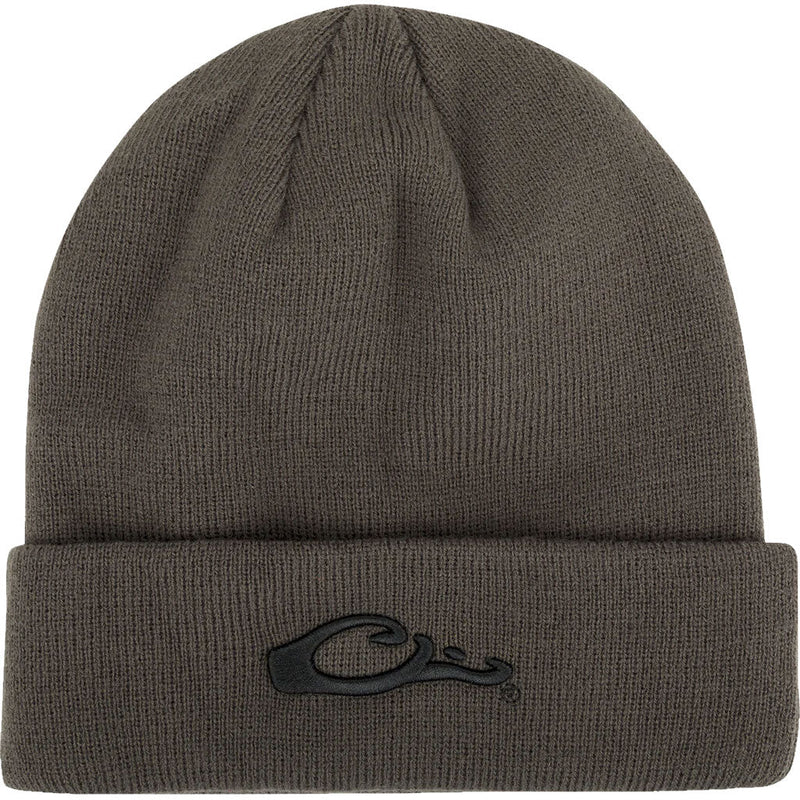 Load image into Gallery viewer, Drake LST Rib-Knit Stocking Cap in the color Grey.

