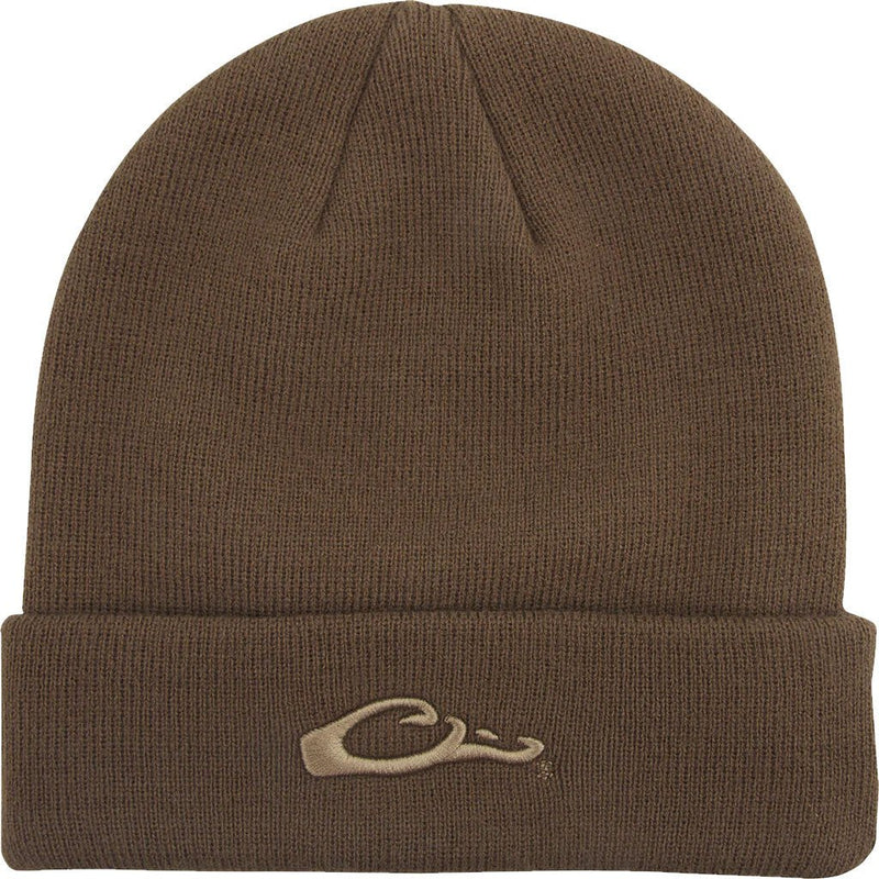 Load image into Gallery viewer, Drake LST Rib-Knit Stocking Cap in the color Olive.
