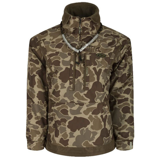 Drake MST Waterfowl Fleece-Lined 1/4 Zip Jacket 2.0 Mens Jackets- Fort Thompson