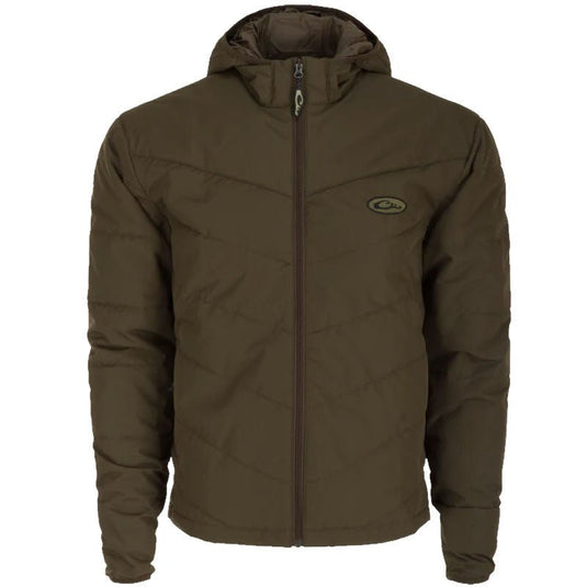 Drake MST Waterfowl Pursuit Synthetic Full Zip Jacket With Hood Mens Jackets- Fort Thompson