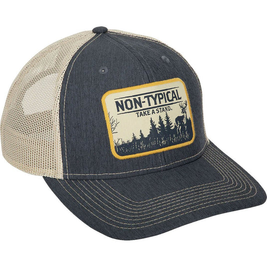 Drake Non-Typical Take A Stand Scenic Patch Mesh Back Cap Mens Hats- Fort Thompson