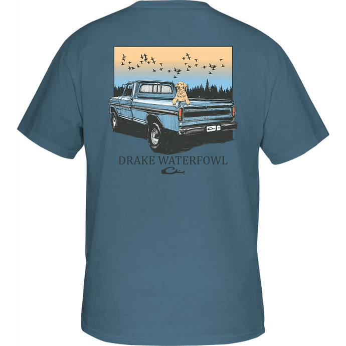 Drake Old School Ford T-Shirt Short Sleeve Mens T-Shirts- Fort Thompson