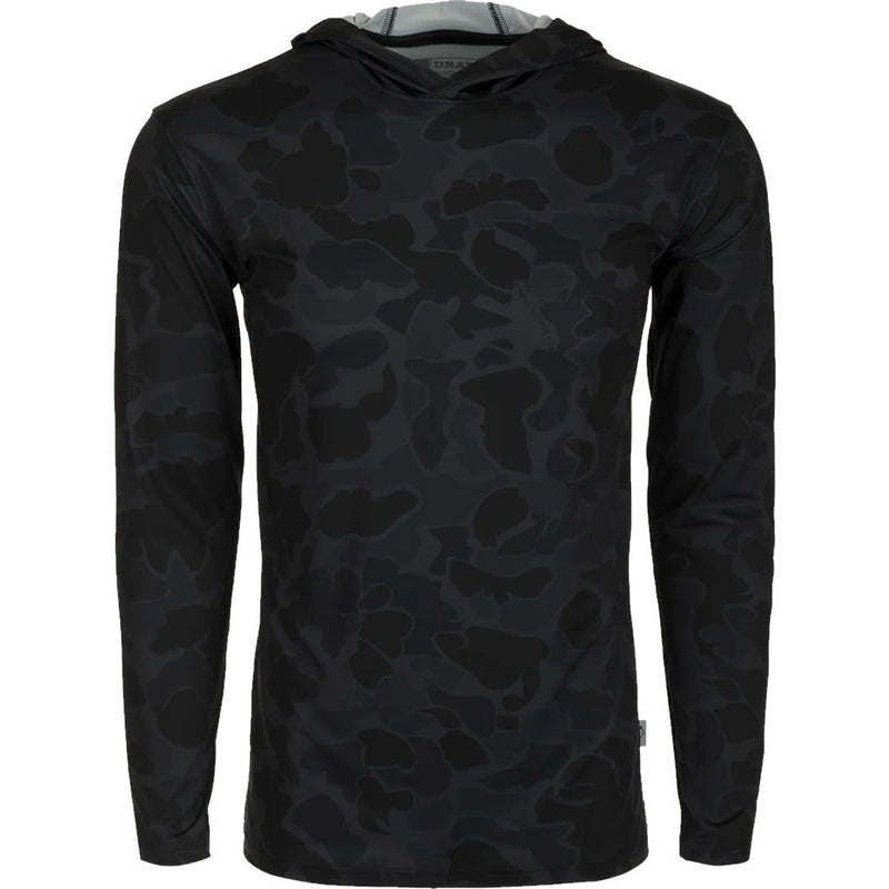 Load image into Gallery viewer, Drake Performance Hoodie Print Long Sleeve Mens Shirts- Fort Thompson
