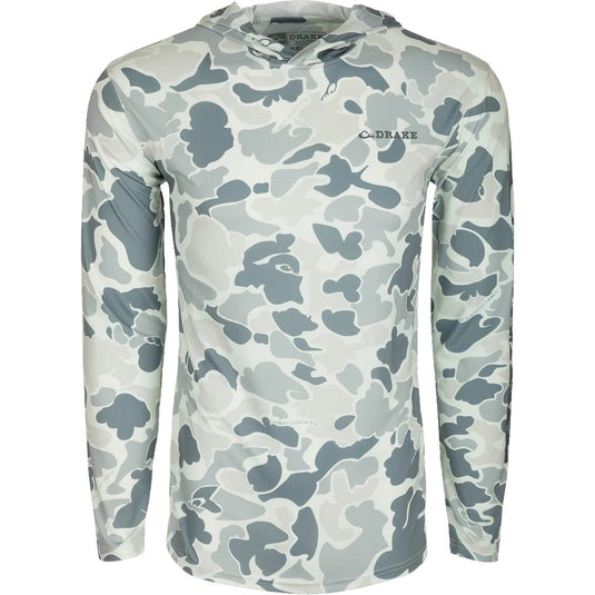 Drake Performance Hoodie Print Long Sleeve Mens Shirts- Fort Thompson