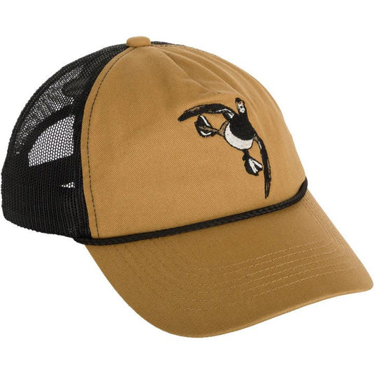 Drake Retro Duck Patch Cap with a ringneck duck embroidered on the front