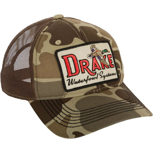 Drake Square Patch Foam Front Ball Cap Mens Hats- Fort Thompson