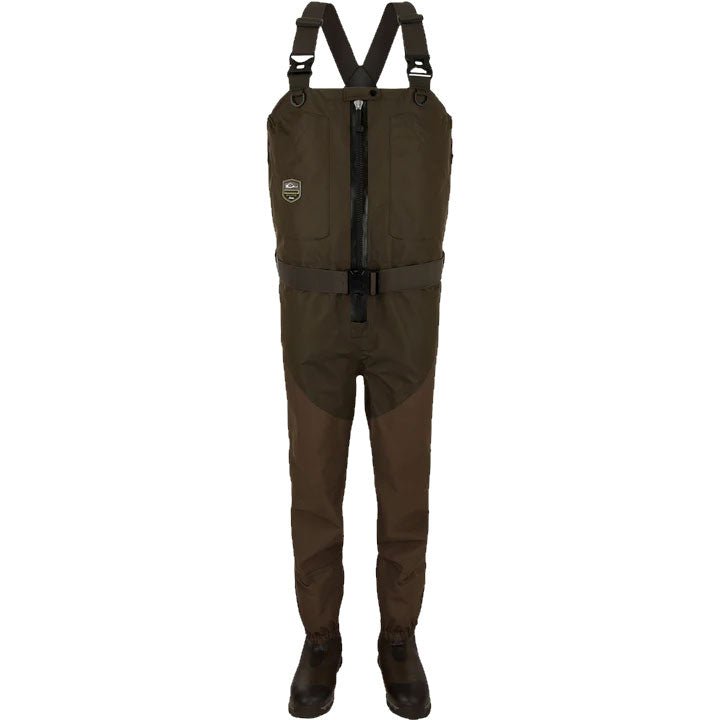 Load image into Gallery viewer, Drake Uninsulated Guardian Elite HND Front Zip Waders Waders Chest- Fort Thompson
