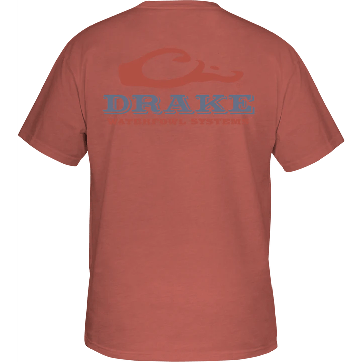 Load image into Gallery viewer, Drake Waterfowl Logo T-Shirt Short Sleeve Mens T-Shirts- Fort Thompson
