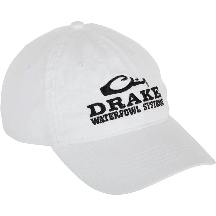 Load image into Gallery viewer, Drake White Out Cotton Twill 6-Panel Ball Cap Mens Hats- Fort Thompson
