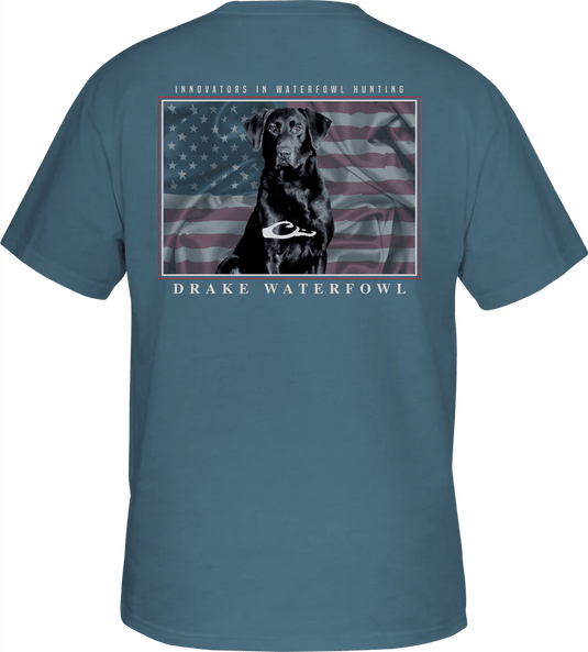 Drake Youth Americana Lab T-Shirt Youth T-Shirts- Fort Thompson