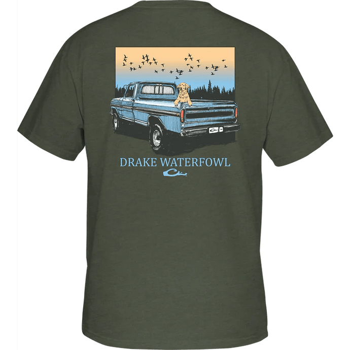 Drake Youth Old School Ford T-Shirt Short Sleeve Youth T-Shirts- Fort Thompson