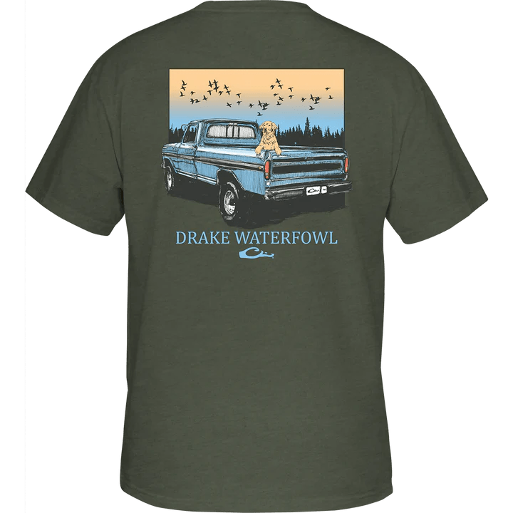 Load image into Gallery viewer, Drake Youth Old School Ford T-Shirt Short Sleeve Youth T-Shirts- Fort Thompson
