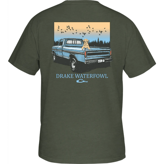 Drake Youth Old School Ford T-Shirt Short Sleeve Youth T-Shirts- Fort Thompson