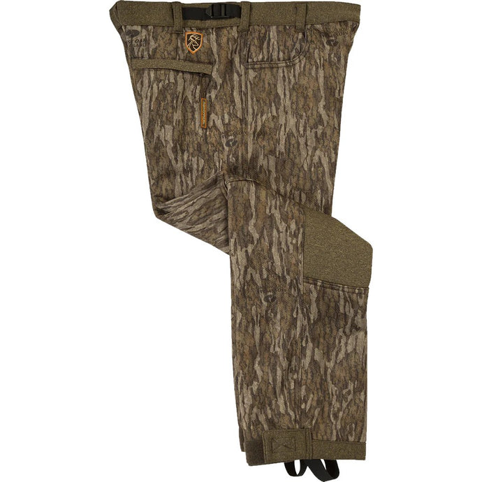 Drake Youth Silencer Pant With Agion Active XL Youth Pants in the color bottomland camo.