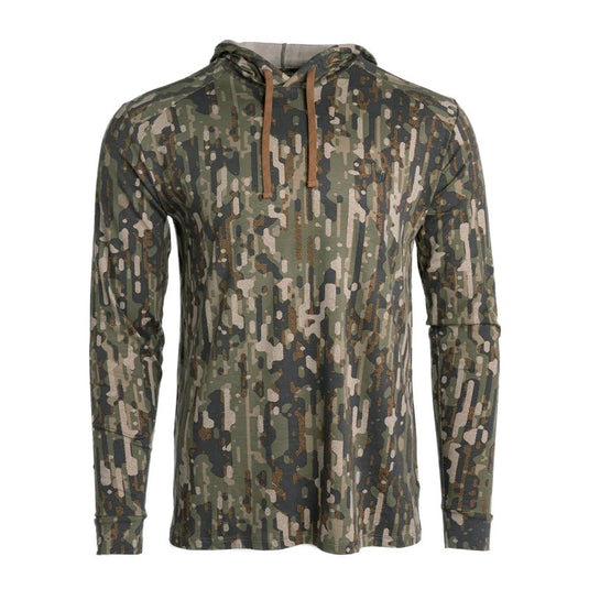 Duck Camp Bamboo Hoodie Orginal in the color woodland.