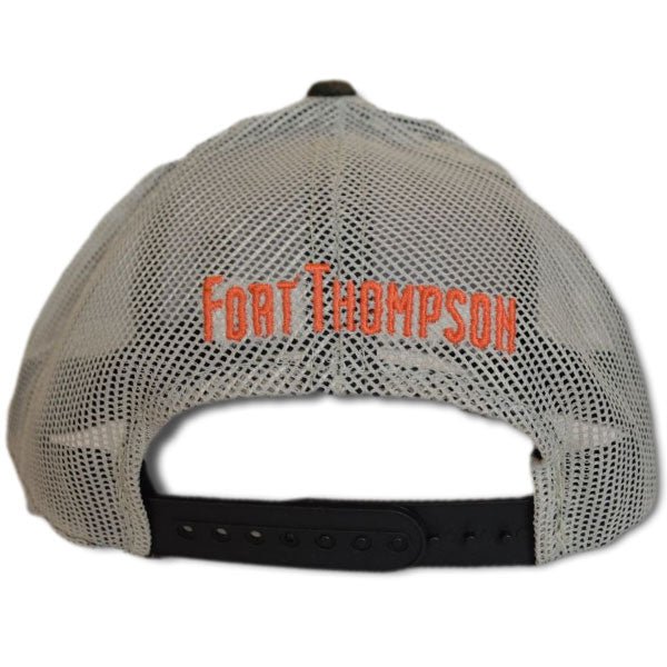 Load image into Gallery viewer, Duck Foot 6 Panel Mesh Back Cap FT Mens Hats- Fort Thompson
