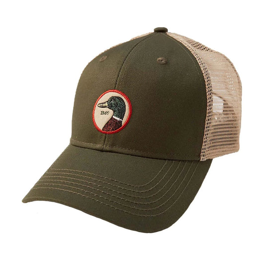 Duck Head Circle Patch Trucker Hat Mens Hats- Fort Thompson
