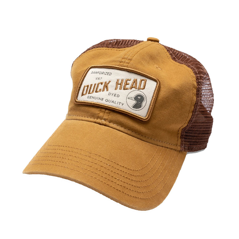 Load image into Gallery viewer, Duck Head Sanforized Patch Trucker Hat Mens Hats- Fort Thompson
