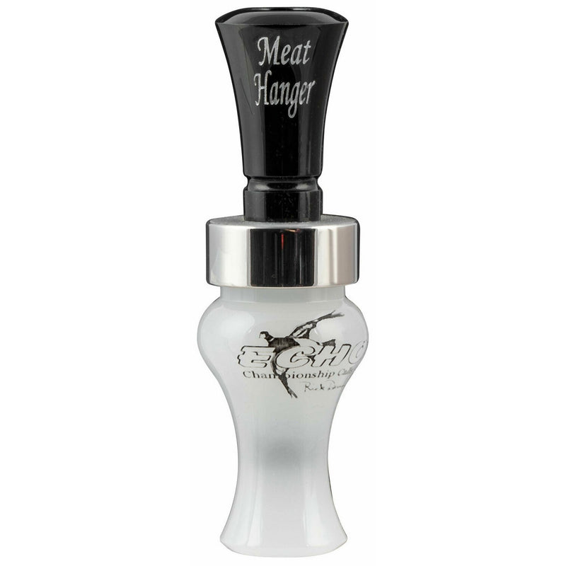 Load image into Gallery viewer, Echo Meat Hanger Duck Call in the colors Pearl and Black
