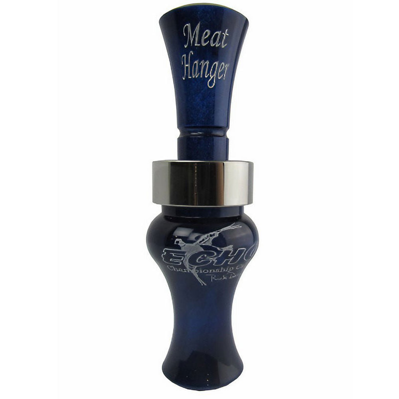 Load image into Gallery viewer, Echo Meat Hanger Duck Call in the color Blue Pearl.
