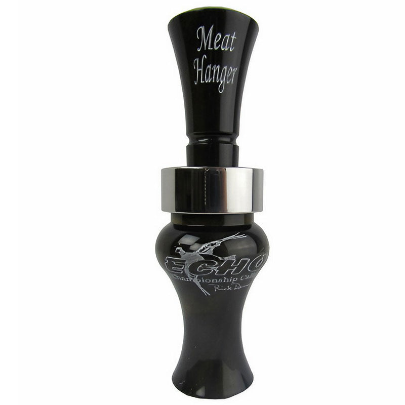 Load image into Gallery viewer, Echo Meat Hanger Duck Call in the color Black 
