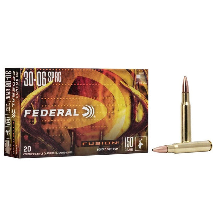 Federal Fusion Rifle 30-06 Springfield 150 Grain - F3006FS1 Rifle Loads- Fort Thompson