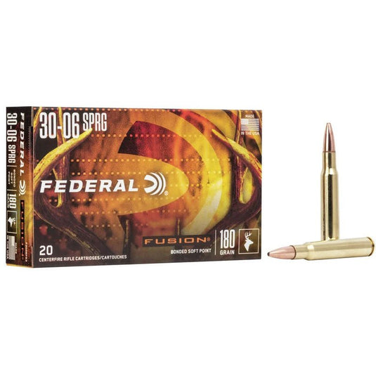 Federal Fusion Rifle 30-06 Springfield 180 Grain - F3006FS3 Rifle Loads- Fort Thompson