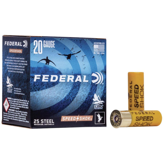 Federal Speed-Shok Steel Waterfowl 20GA 2.75IN 