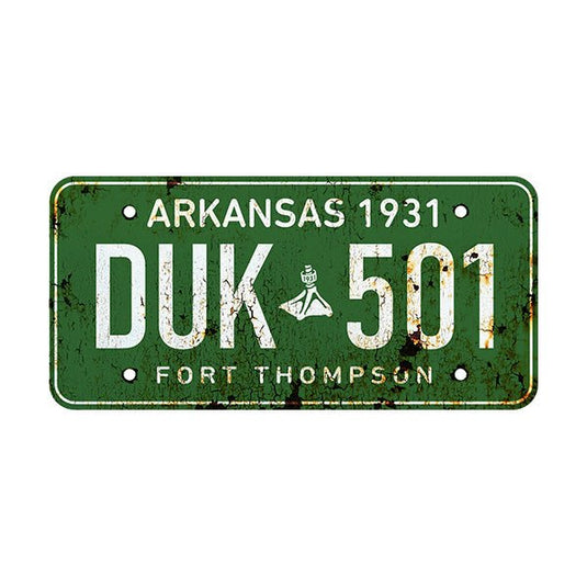Fort Thompson Antique Licence Plate Sticker Stickers- Fort Thompson