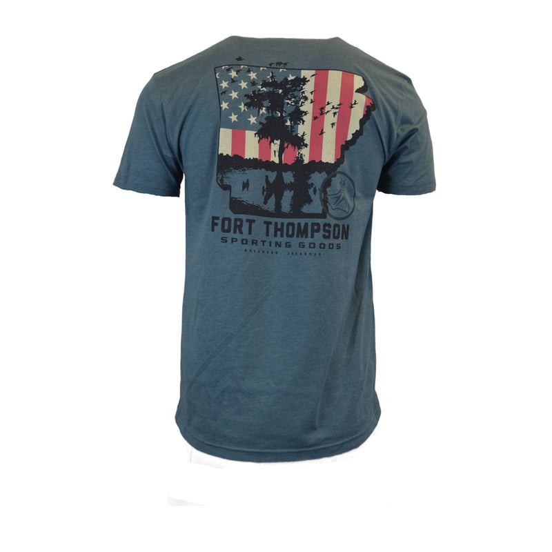 Load image into Gallery viewer, Fort Thompson Arkansas Americana Tee Mens T-Shirts- Fort Thompson
