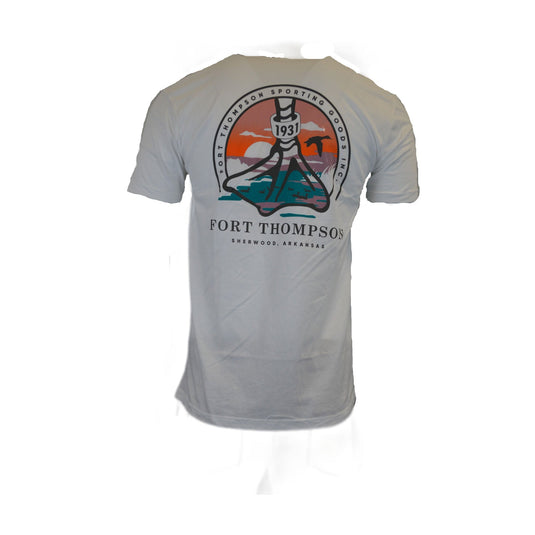 Fort Thompson Beach Foot Vibe Tee Mens T-Shirts- Fort Thompson
