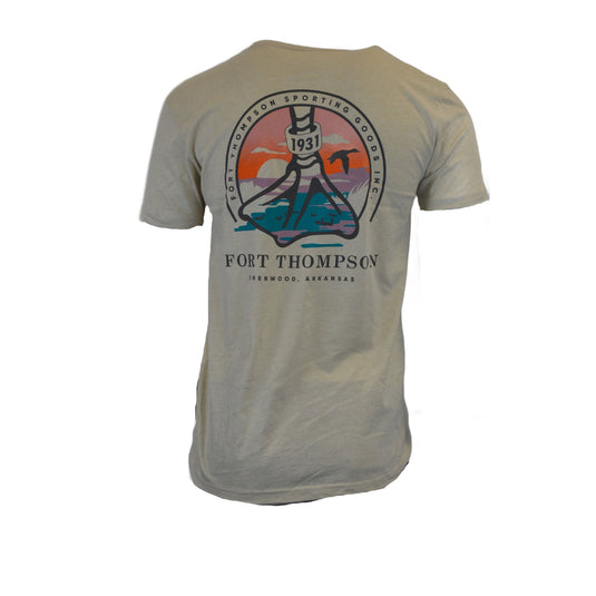 Fort Thompson Beach Foot Vibe Tee Mens T-Shirts- Fort Thompson