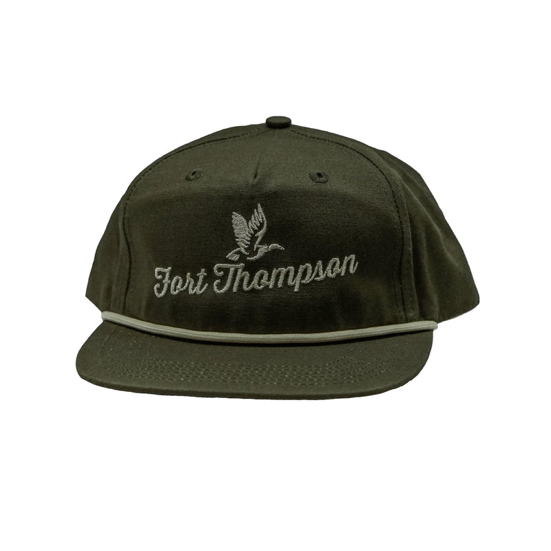 Load image into Gallery viewer, Fort Thompson Embroidered Rope Style Hat FT Mens Hats- Fort Thompson
