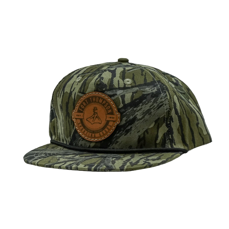 Load image into Gallery viewer, Fort Thompson Goat Rope Style Circle Leather Patch Hat FT Mens Hats- Fort Thompson
