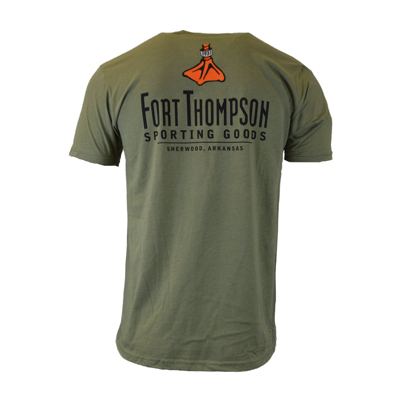 Load image into Gallery viewer, Fort Thompson Men&#39;s Logo T-Shirt Short Sleeve Mens Shirts- Fort Thompson
