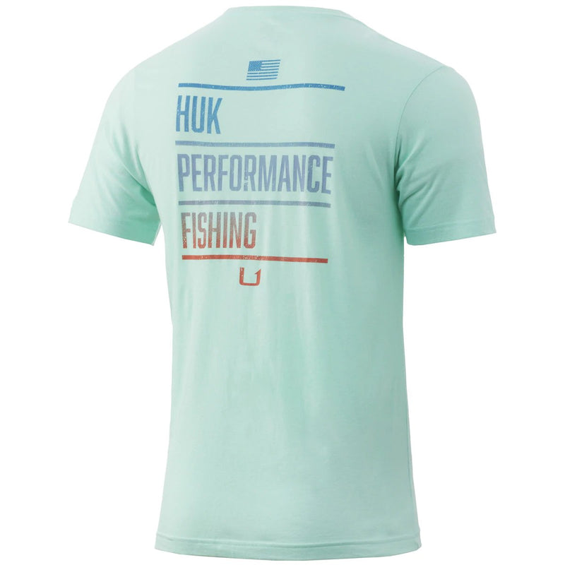 Load image into Gallery viewer, Huk Americana Brand Tee Mens T-Shirts- Fort Thompson
