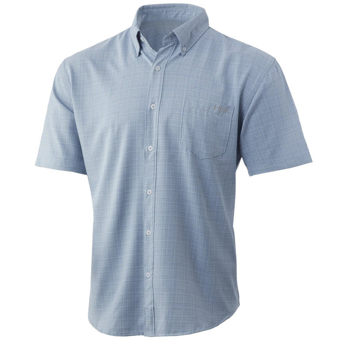 Huk Cross-Dye Teaser Short Sleeve Shirt Mens Shirts- Fort Thompson