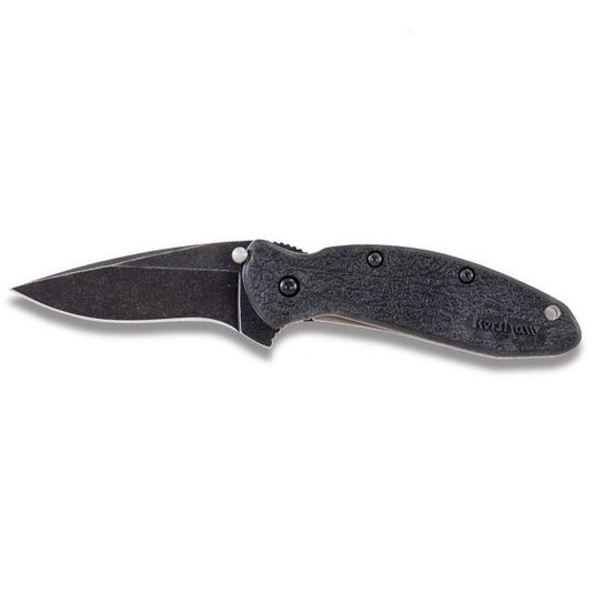 Kershaw Scallion Black Blackwash Knife 1620BLKBW Knives- Fort Thompson
