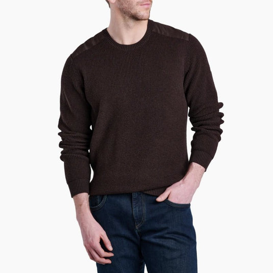 Kuhl Evader Sweater in the color Black Coffee. 