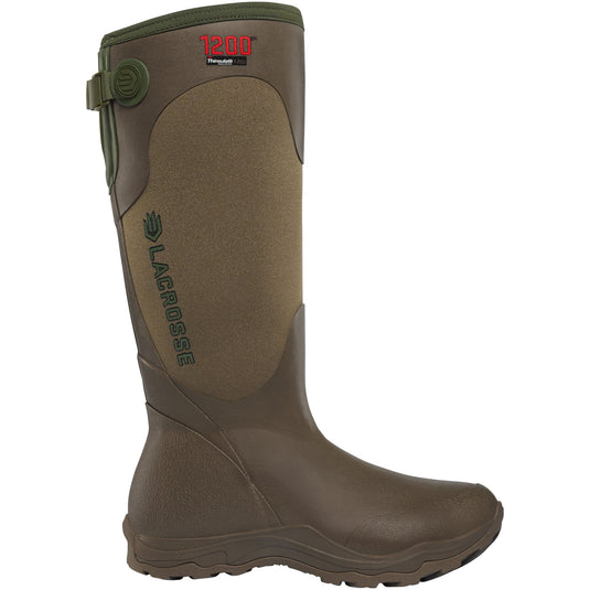 Lacrosse Women's Alpha Agility 15" Brown/Green 1200G Boot Boots- Fort Thompson