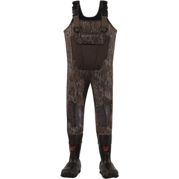 LaCrosse Youth Mallard II 1000G Waders in the color Mossy Oak Bottomland. 