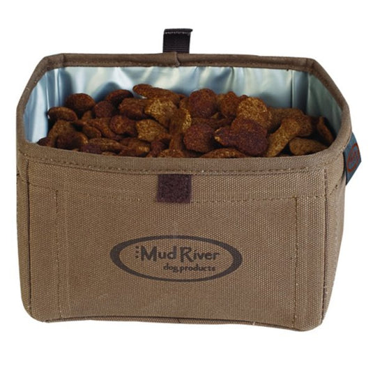 Mud River Oasis Dog Portable Food Bowl.