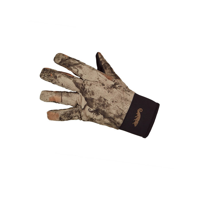 Front side of the Natural Gear Hydra-Stretch Waterfowler's Shooting Glove in the color Nat Gear Camo.
