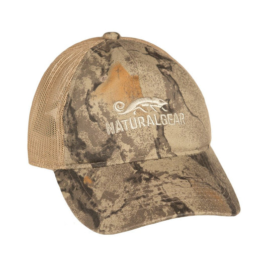 Natural Gear Logo Mesh Back Cap Mens Hats- Fort Thompson