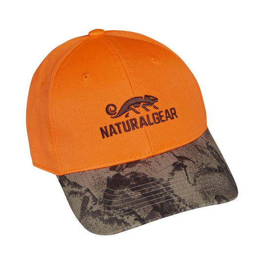 Natural Gear Solid Blaze Cap with Natural Bill Mens Hats- Fort Thompson