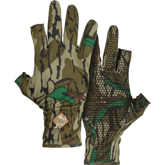 Ol' Tom Fingerless Performance Stretch-Fit Turkey Gloves Gloves- Fort Thompson