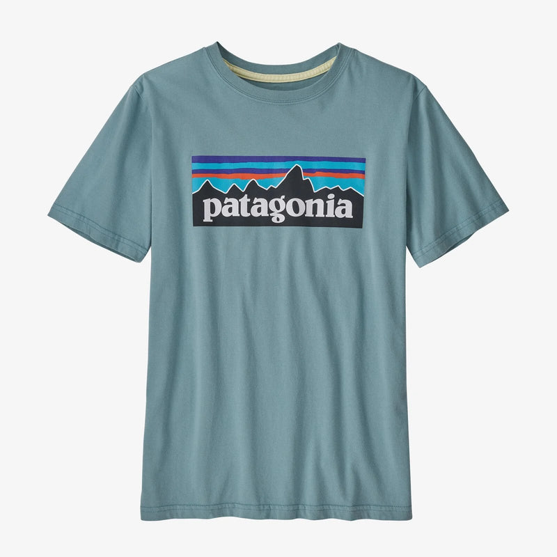 Load image into Gallery viewer, Patagonia Kids&#39; Regenerative Organic Certified Cotton P-6 Logo T-Shirt Youth T-Shirts- Fort Thompson
