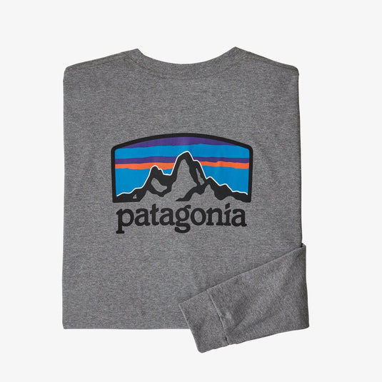 Patagonia Men's Fitz Roy Horizons Long Sleeve Responsibili-Tee Mens T-Shirts- Fort Thompson