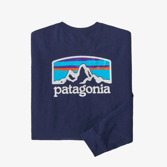Patagonia Men's Fitz Roy Horizons Long Sleeve Responsibili-Tee Mens T-Shirts- Fort Thompson