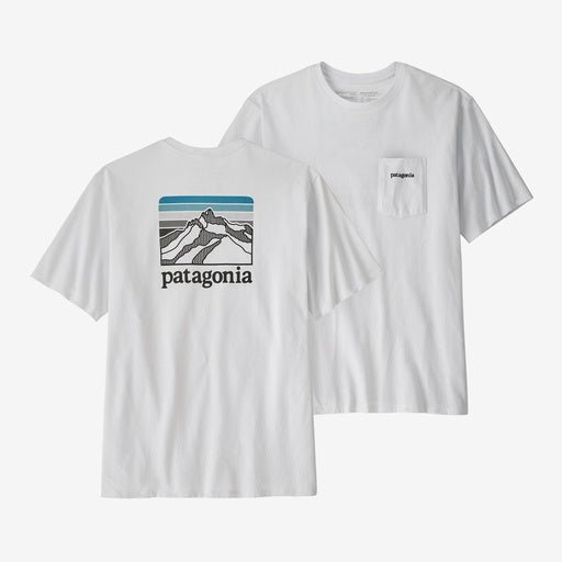 Load image into Gallery viewer, Patagonia Men&#39;s Line Logo Ridge Pocket Responsibili-Tee Mens T-Shirts- Fort Thompson

